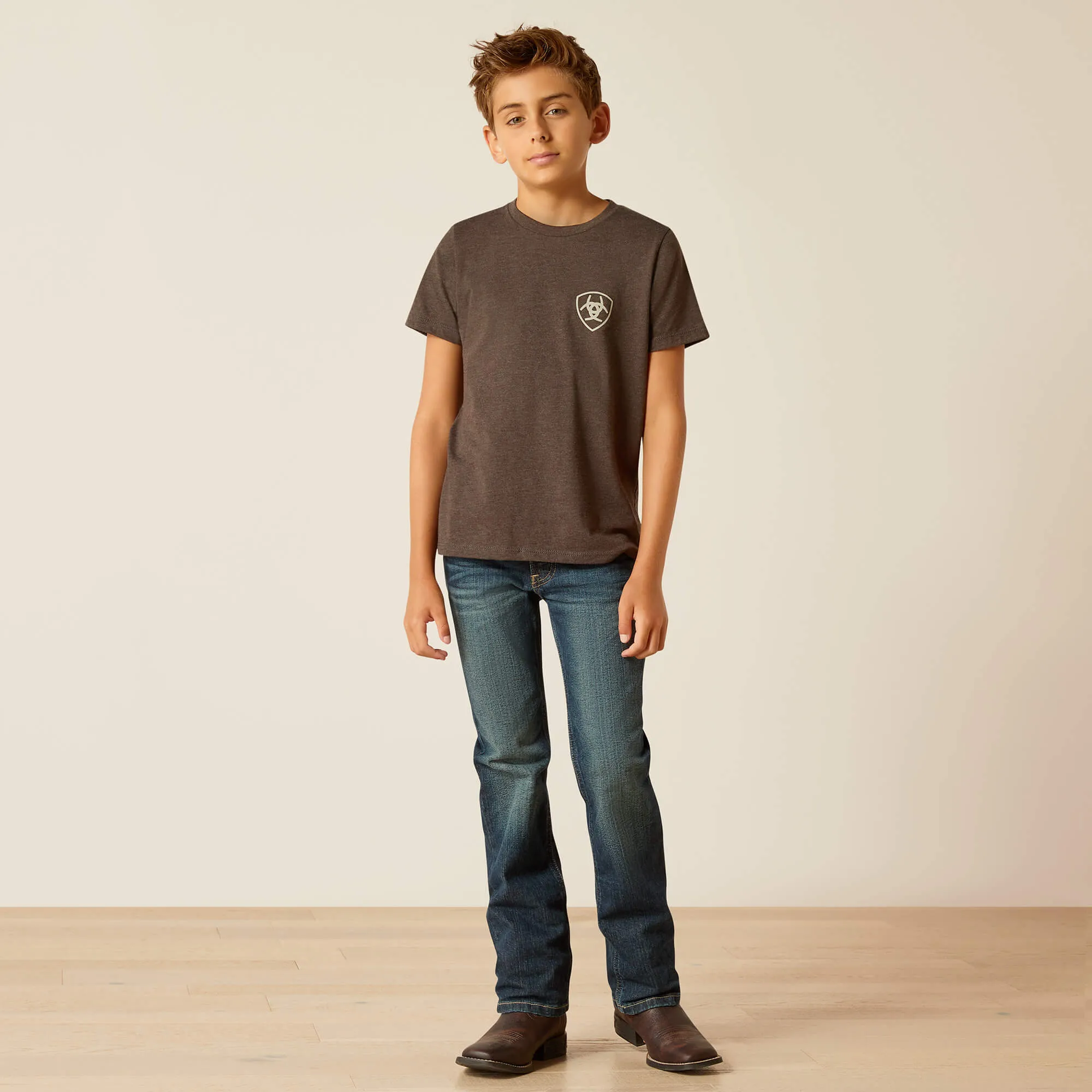 10051433 Boy's Ariat Rider Label T-Shirt