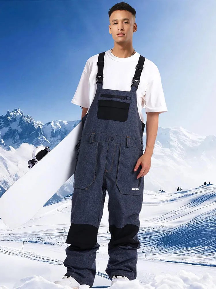 2025 Winter Men Ski & Snowboard Bibs Pants