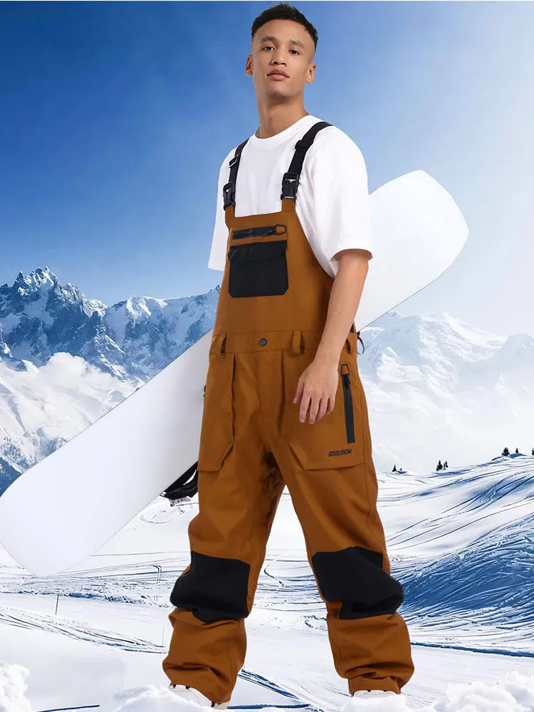 2025 Winter Men Ski & Snowboard Bibs Pants