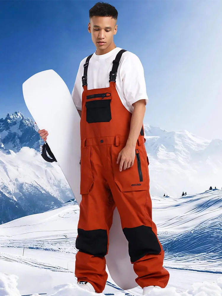 2025 Winter Men Ski & Snowboard Bibs Pants