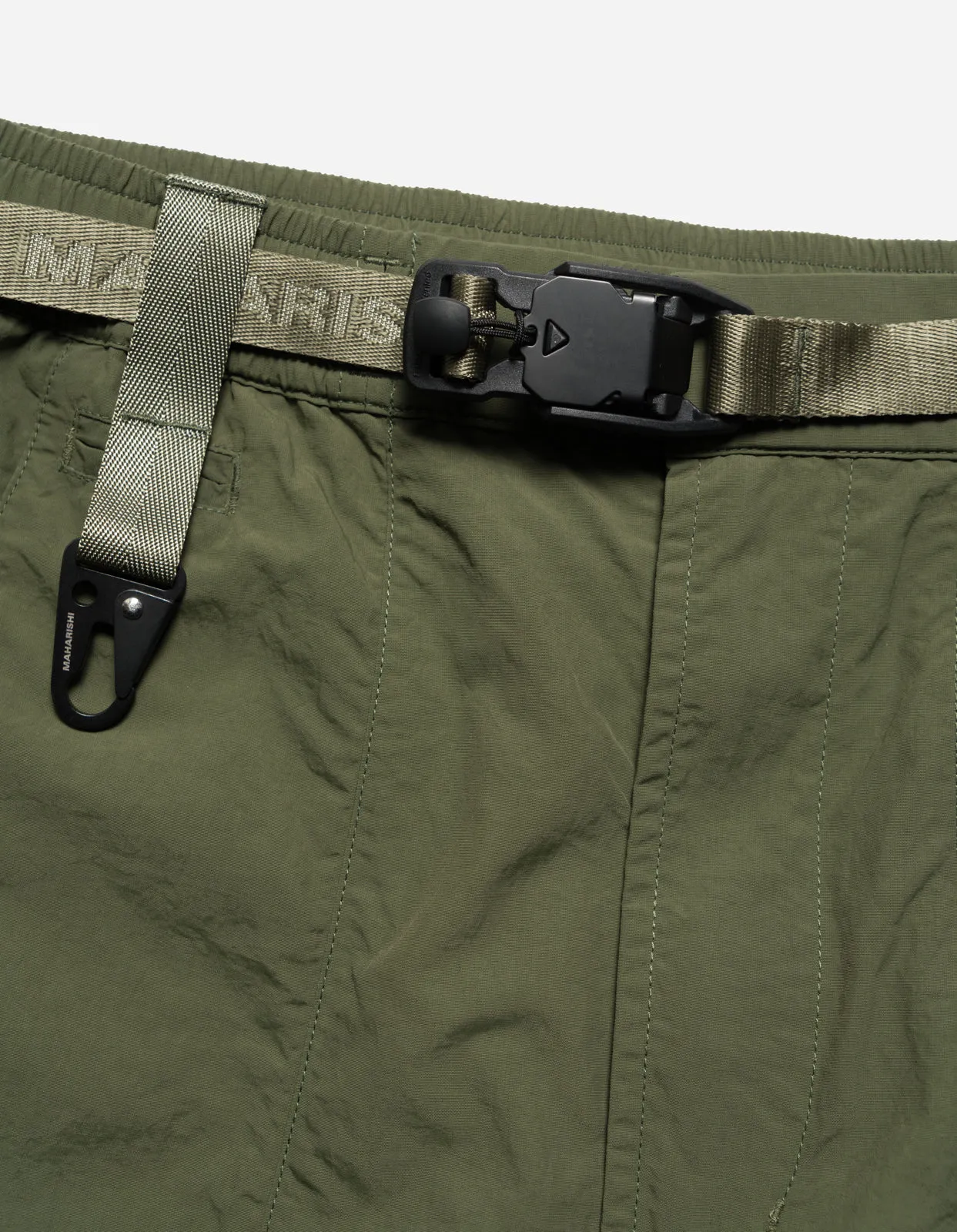 5282 Veg Dyed Asym Cargo Track Pants Olive