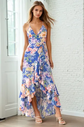 ADELA MAXI WRAP DRESS