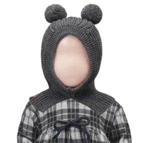 Ainet Merino Wool Baby Balaclava (Grey)