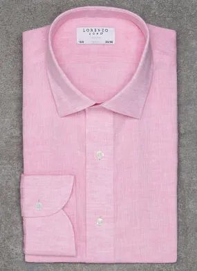 Alexander in Pink Linen Shirt