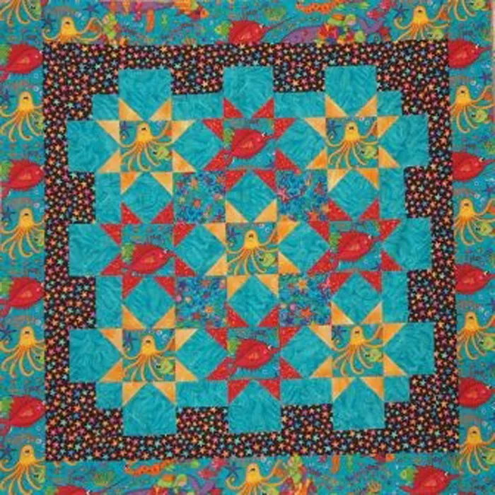 Aquarium Quilt Pattern LOB-103w  - Wholesale Product