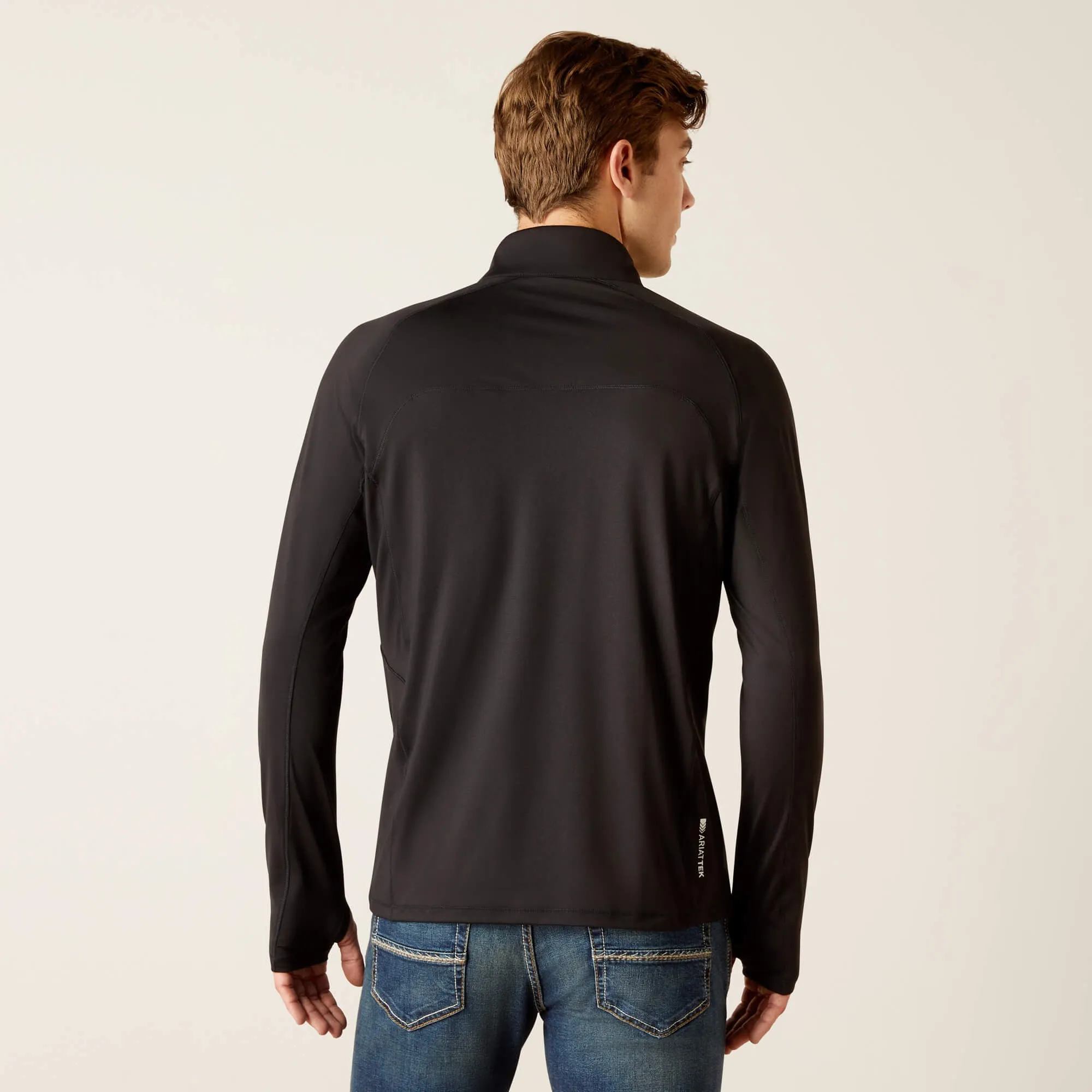 Ariat Mens Lowell 1/4 Zip Base Layer - Black