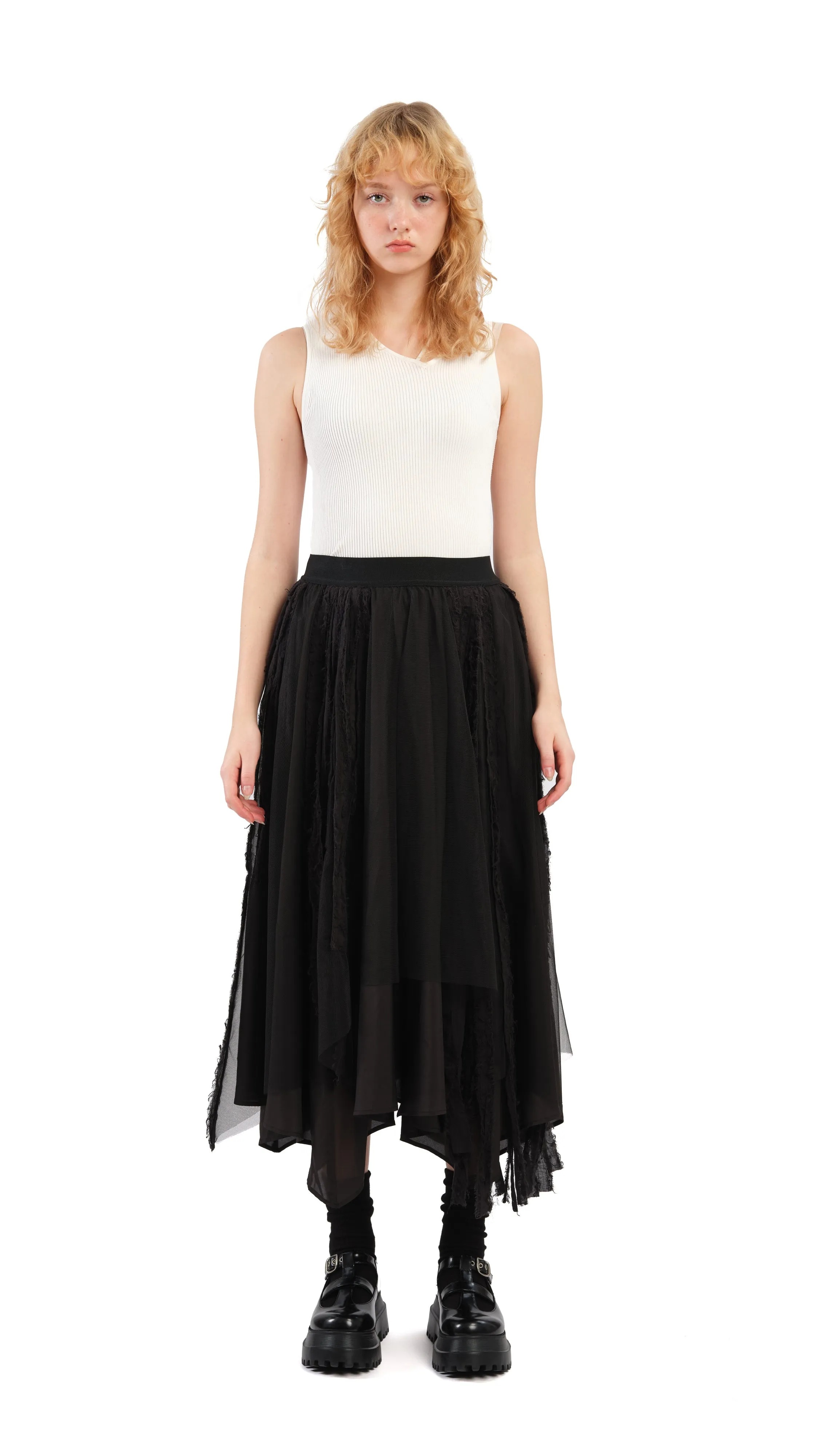 Asymmetric Layer Skirt