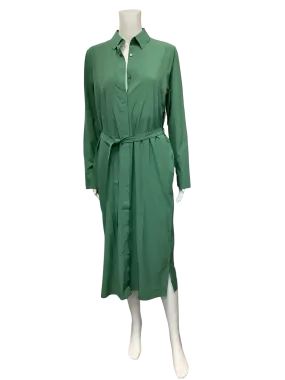 Athleta Dress Midi Length Shirt Green w/Tags  Size XS