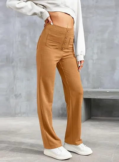 Aussie - High Waist Stretch Trousers