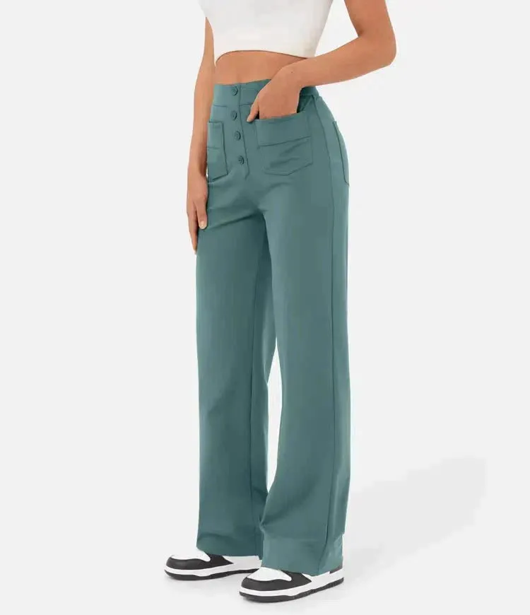 Aussie - High Waist Stretch Trousers