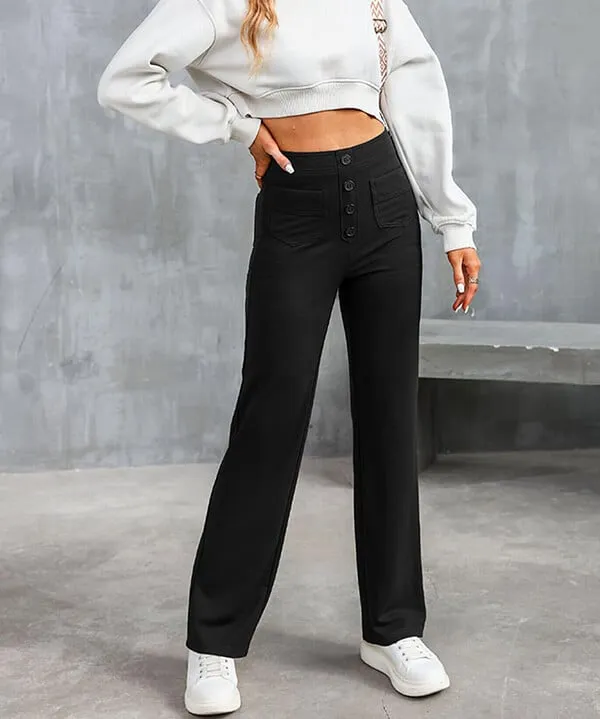 Aussie - High Waist Stretch Trousers