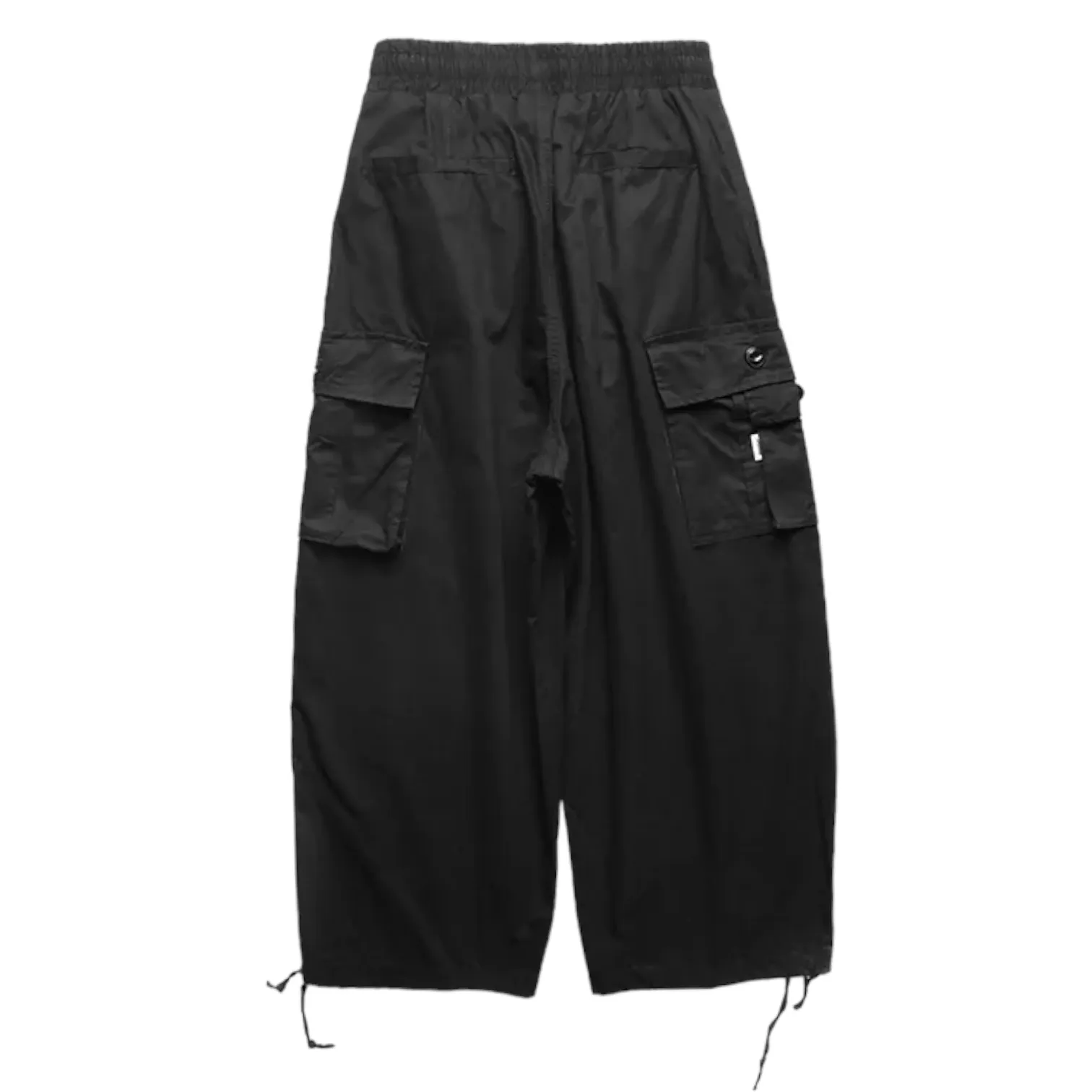 Baggy fit cargo pocket wide leg pant