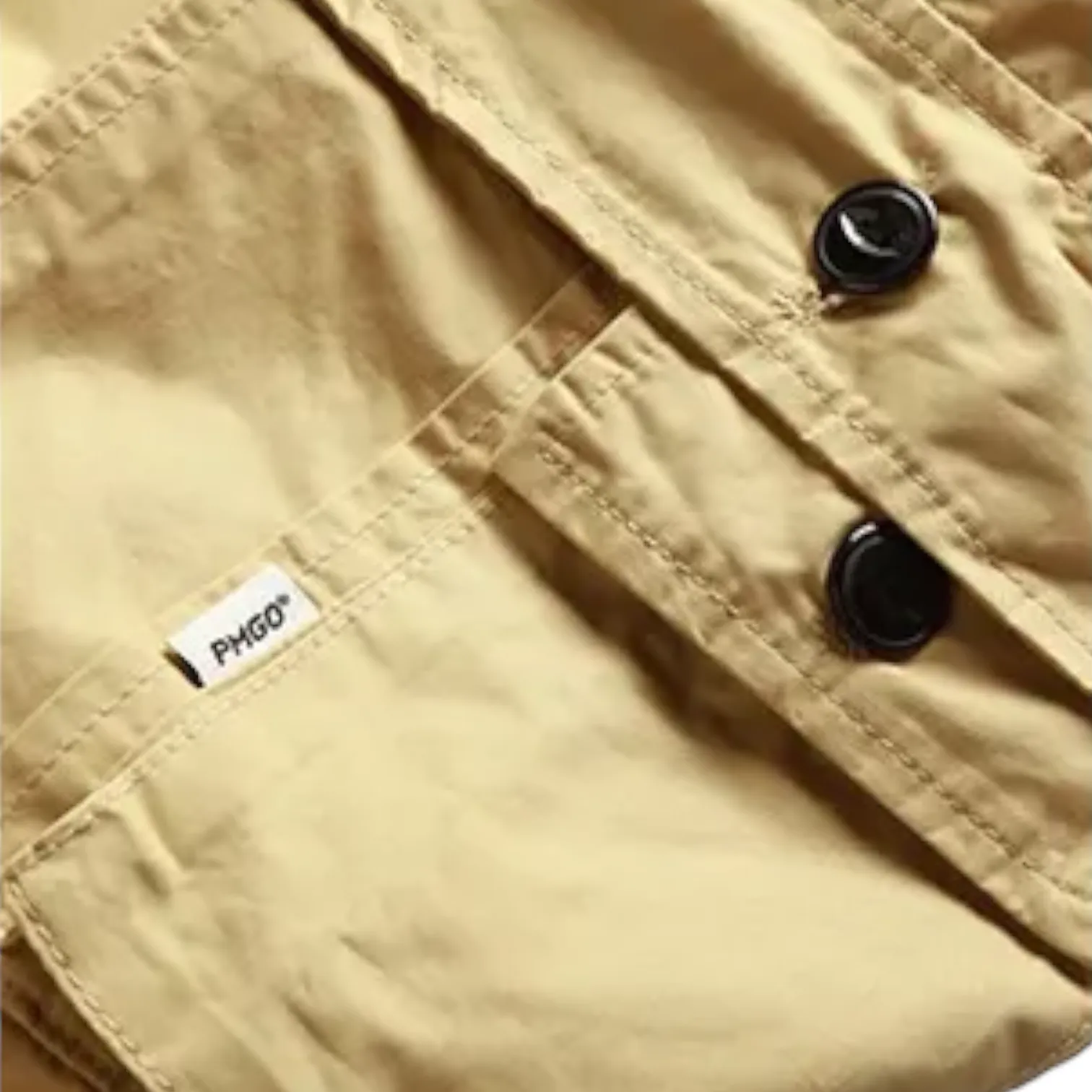 Baggy fit cargo pocket wide leg pant