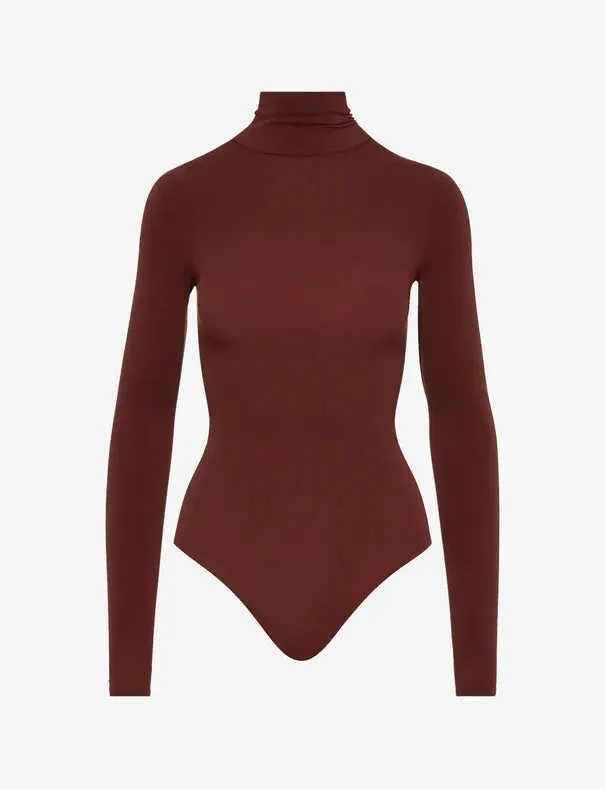 Ballet Turtleneck Bodysuit Thong (copper)