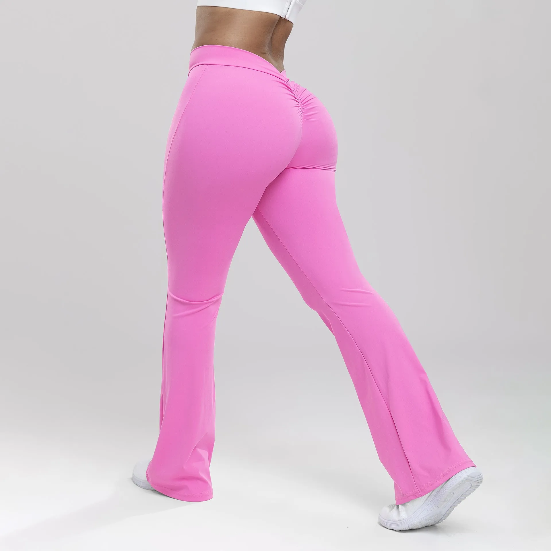 Barbie Pink High Waist Hip Lift Sports Trousers Training