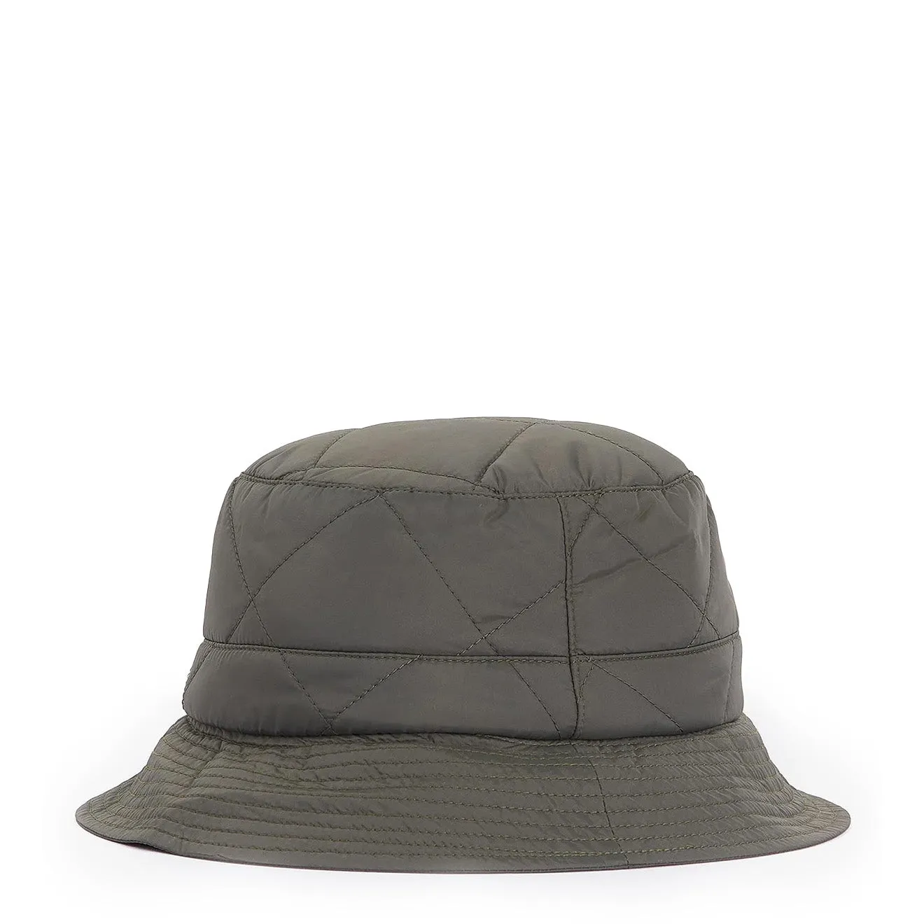 Barbour Burford Quilted Bucket Hat Olive