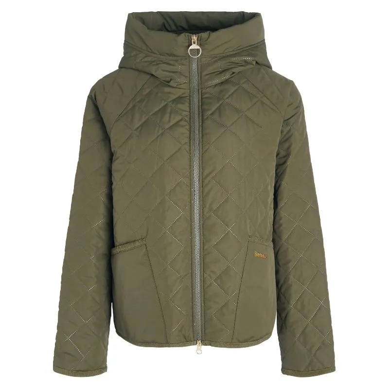 Barbour Glamis Ladies Quilt Jacket - Army Green/Ancient