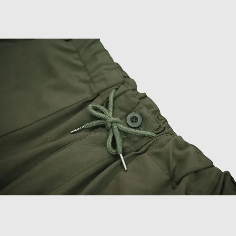 Basic Solid Cargo Pants