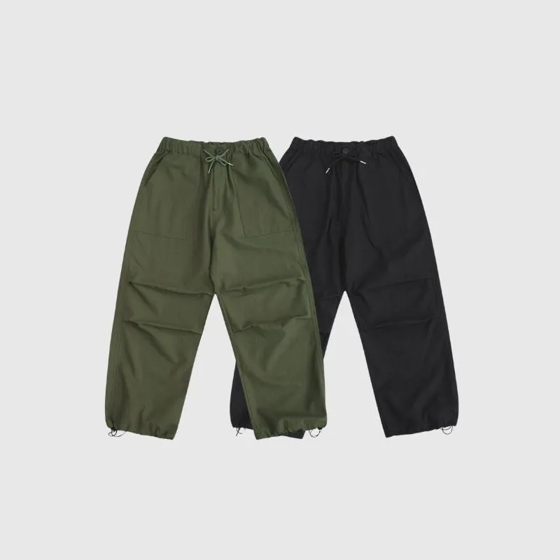 Basic Solid Cargo Pants