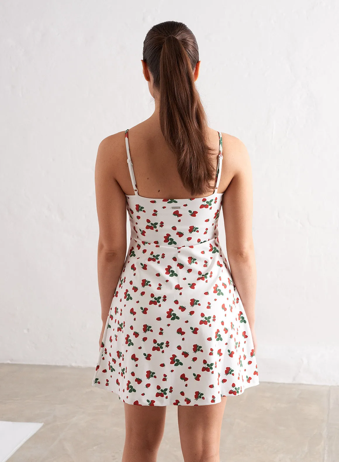 Berry Soft Strap Dress