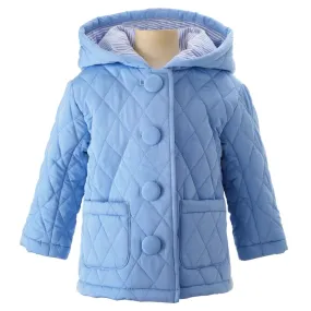 Blue Quilted Jacket