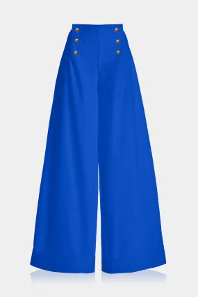 Blue Straight Pants