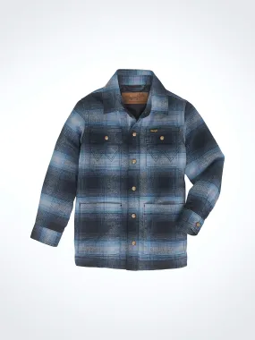 Boys' Quilt Lined Flannel Shirt Jacket - Mid-State