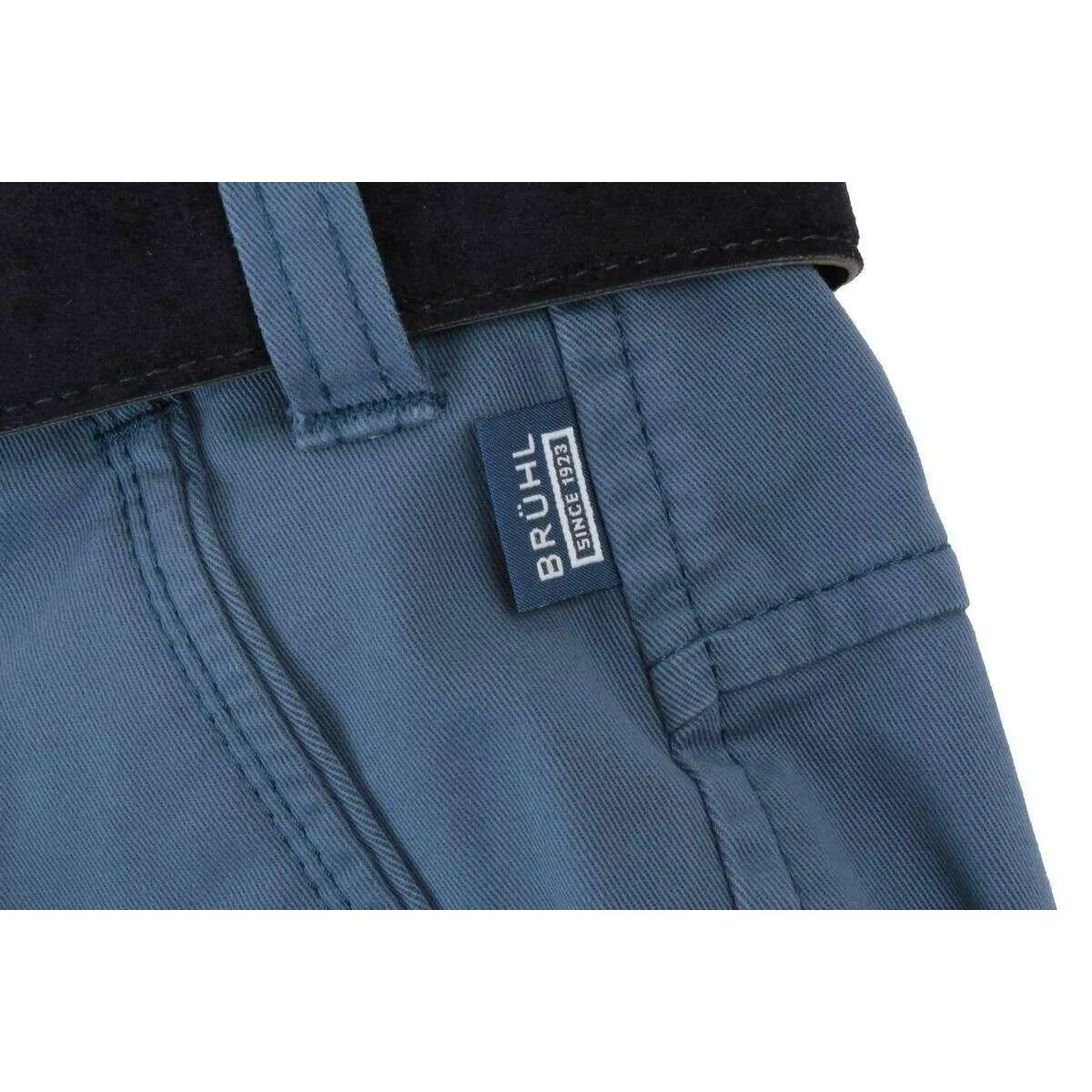 BRUHL Catania B Smart Casual Trousers - Mid Blue