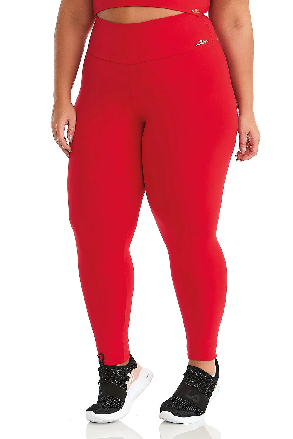 Cajubrasil Plus Size NZ Brave Legging Pants -Red