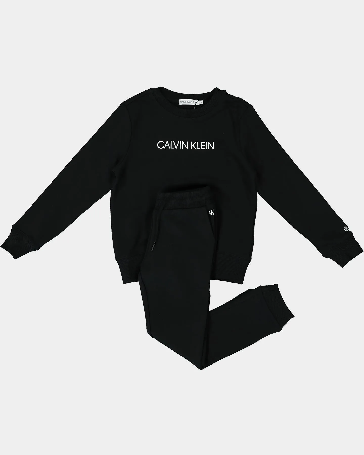 Calvin Klein Kids' Essential HWK Sweat Pants Set Black