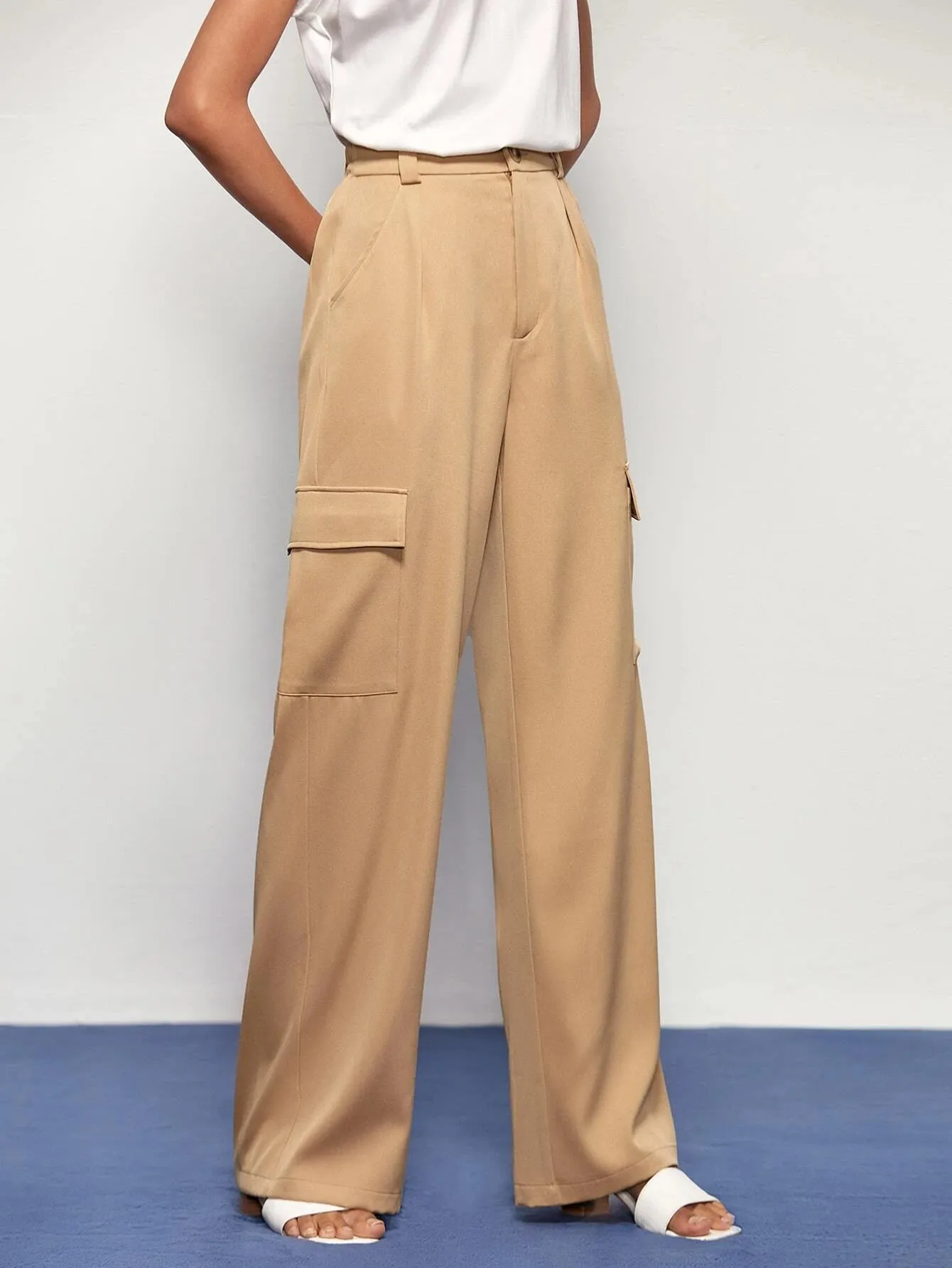 Cargo Pants With Flap Side Pockets