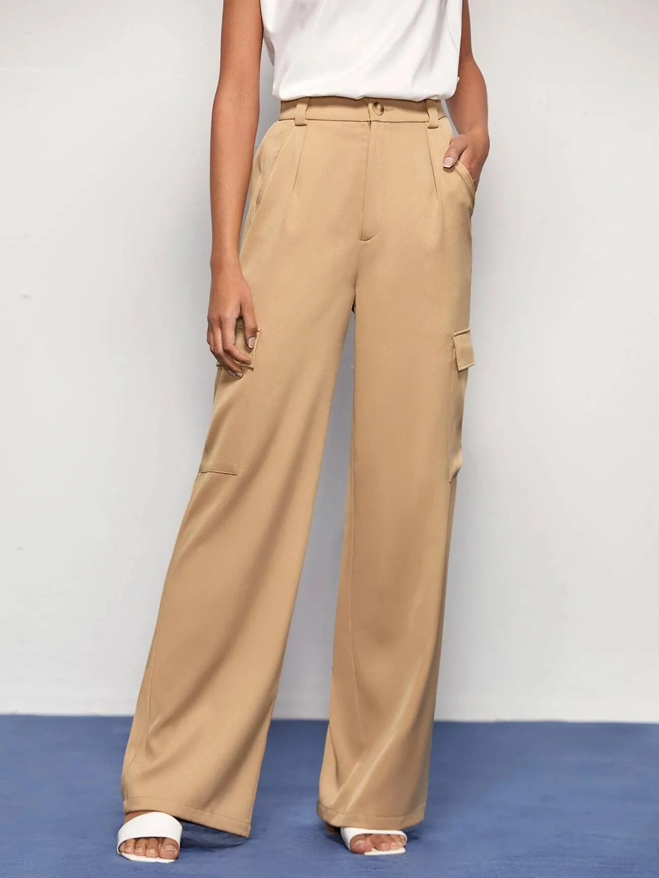 Cargo Pants With Flap Side Pockets