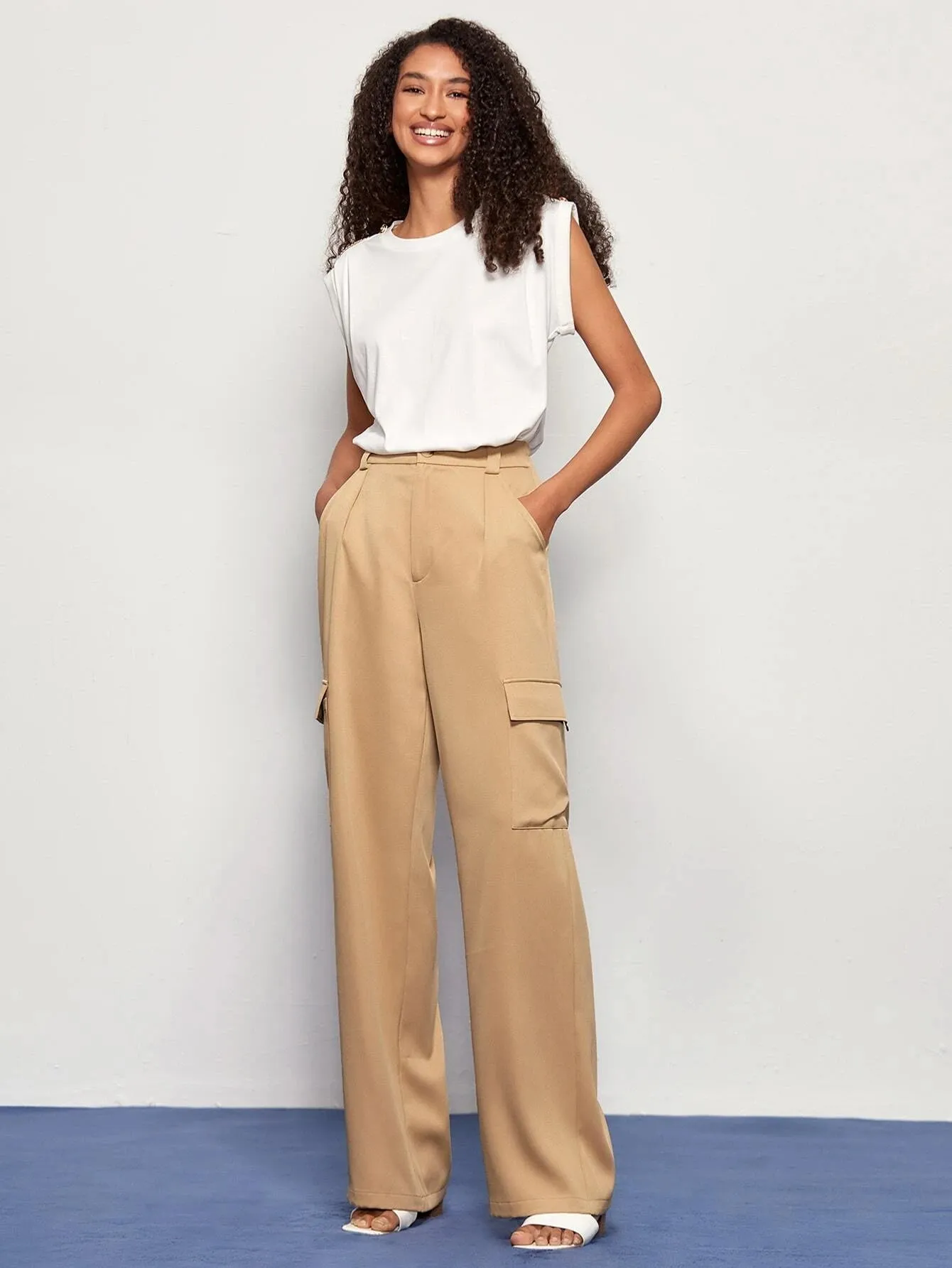 Cargo Pants With Flap Side Pockets