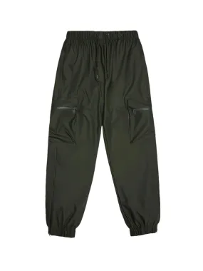 Cargo Rain Pants in Green by RAINS