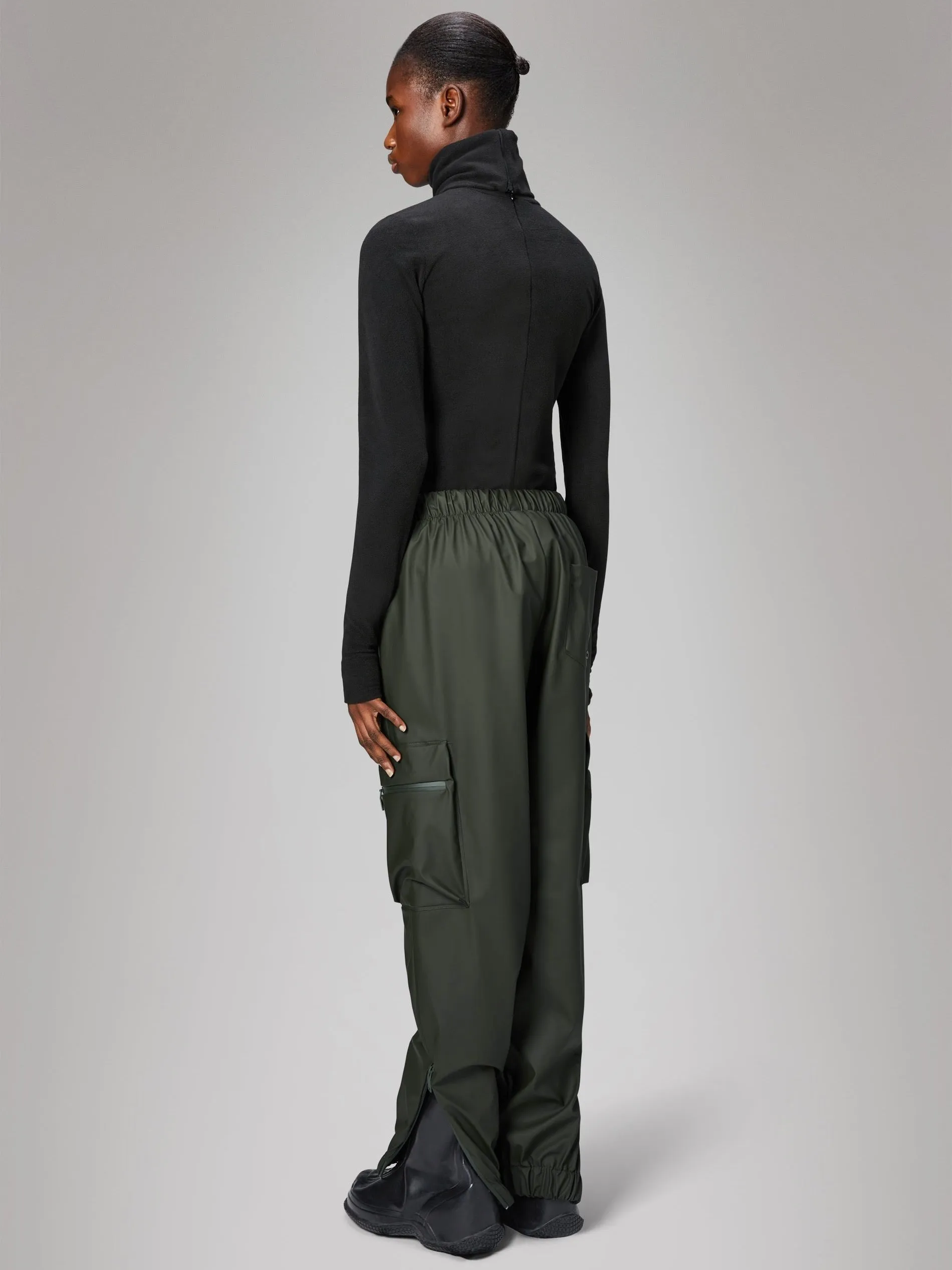 Cargo Rain Pants in Green by RAINS