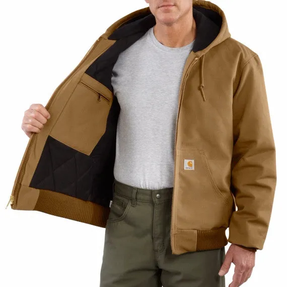 Carhartt Duck Active Jac/ Quilted-Flannel Lined #J140