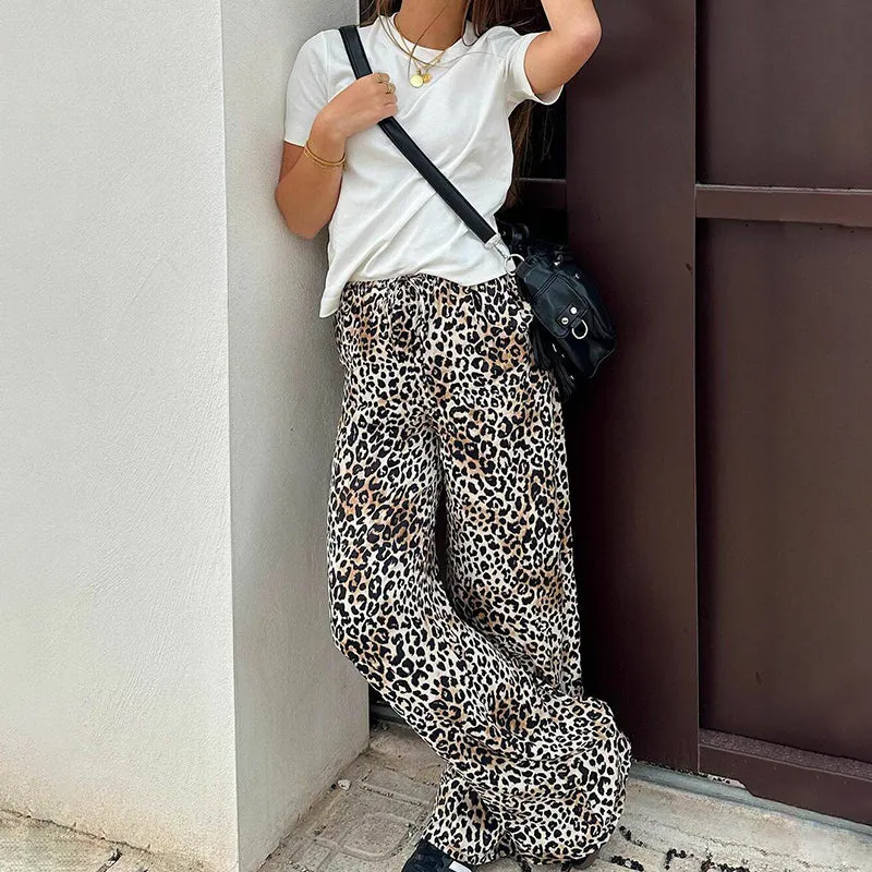 Carmen Leopard Casual Pants