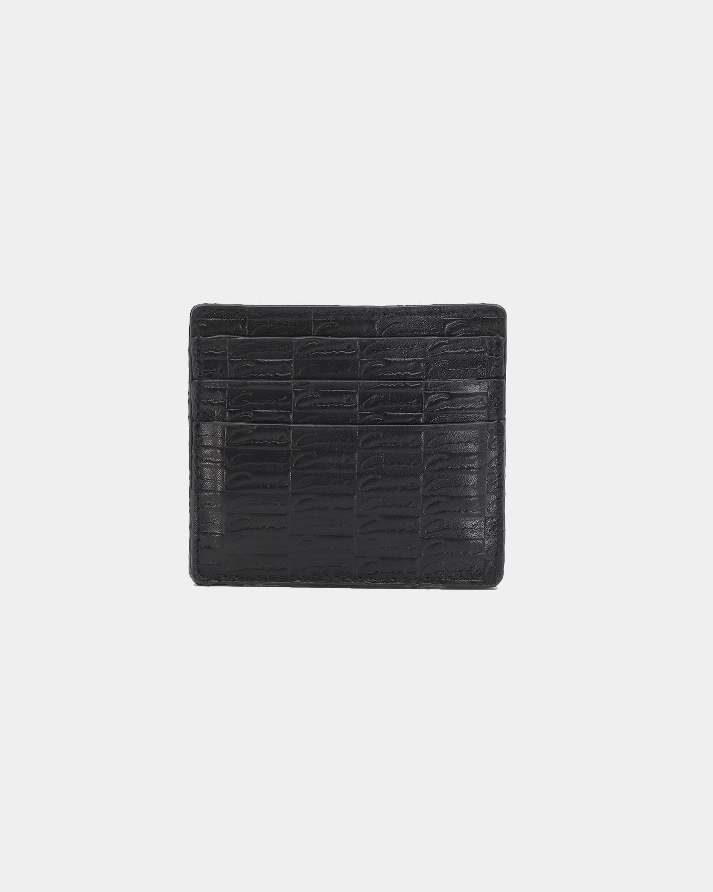 Carré Scripted Card Wallet Black