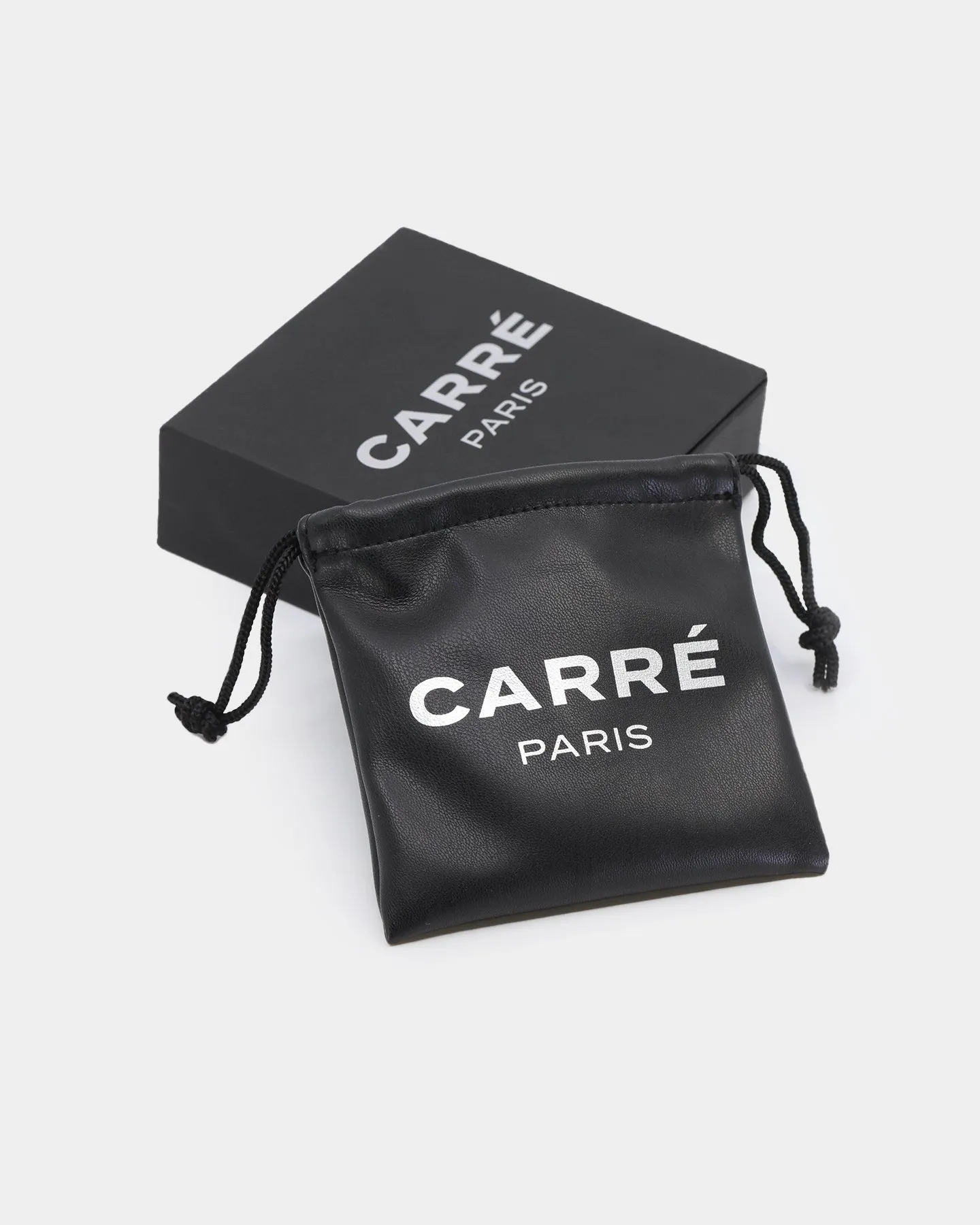 Carré Scripted Card Wallet Black