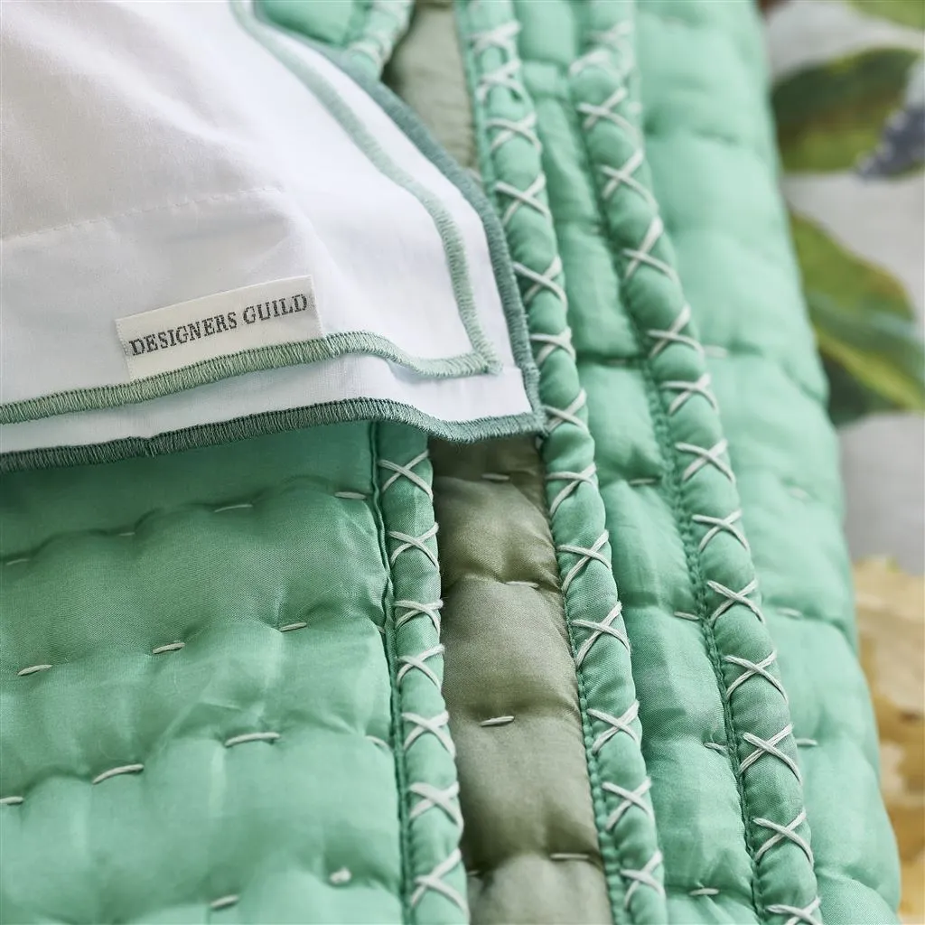 Chenevard Eau De Nil & Celadon Quilts by Designers Guild