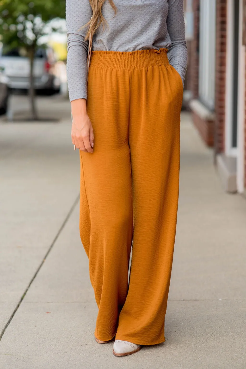 Cinched Waist Pants