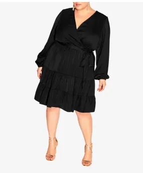 CITY CHIC Trendy Plus Size Pretty Tier Knee Length Dress