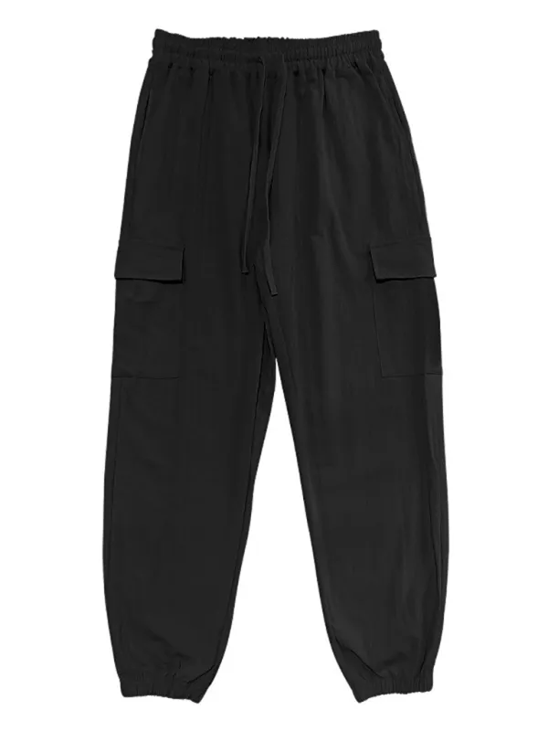 Cotton Joggers for Men Lightweight Beach Pants