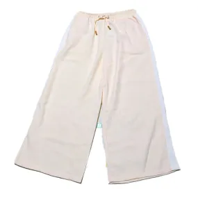 Cream Plain Trousers