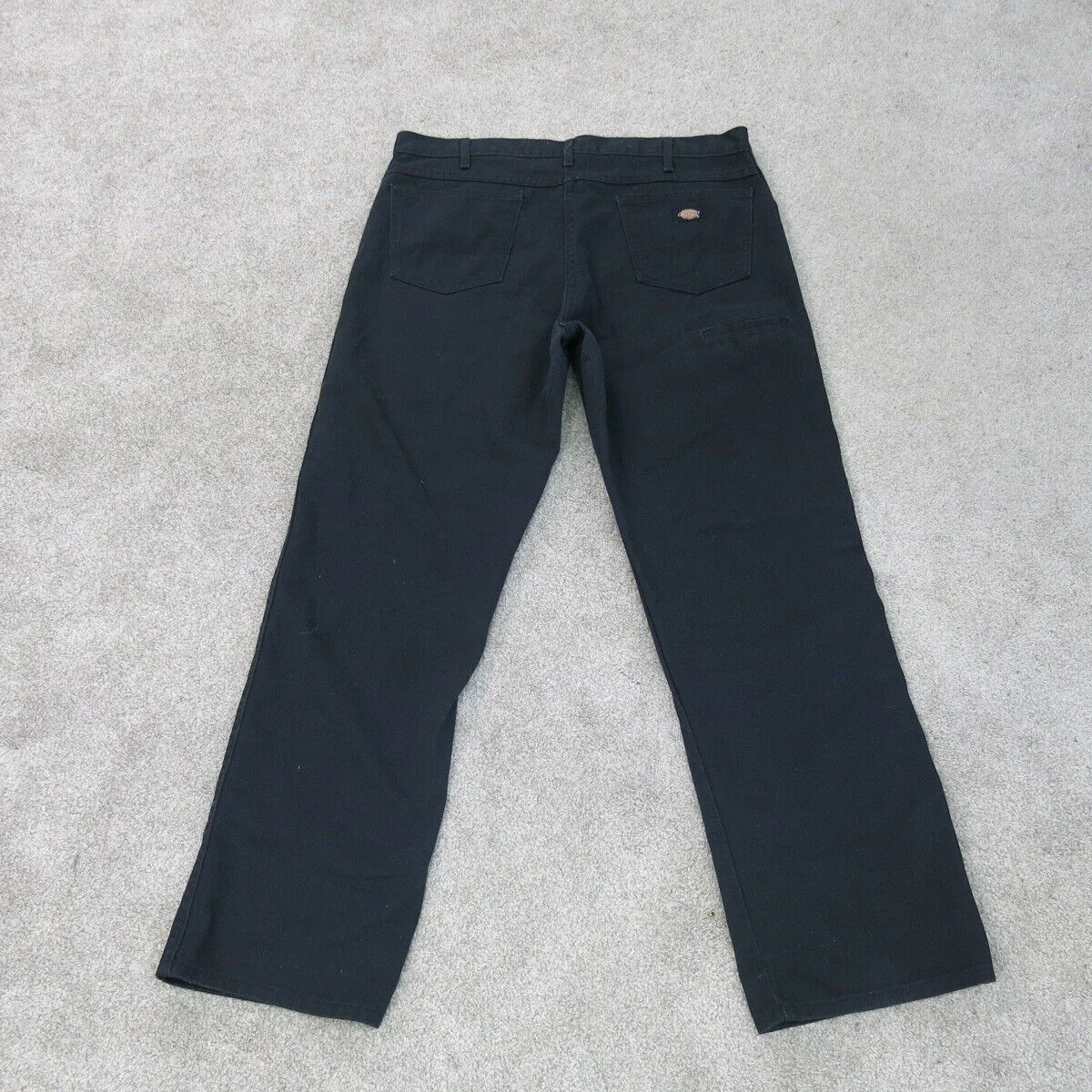 Dickies Pants Mens 38X32 Black Chino Straight Leg Relaxed Fit Workwear Outdoor