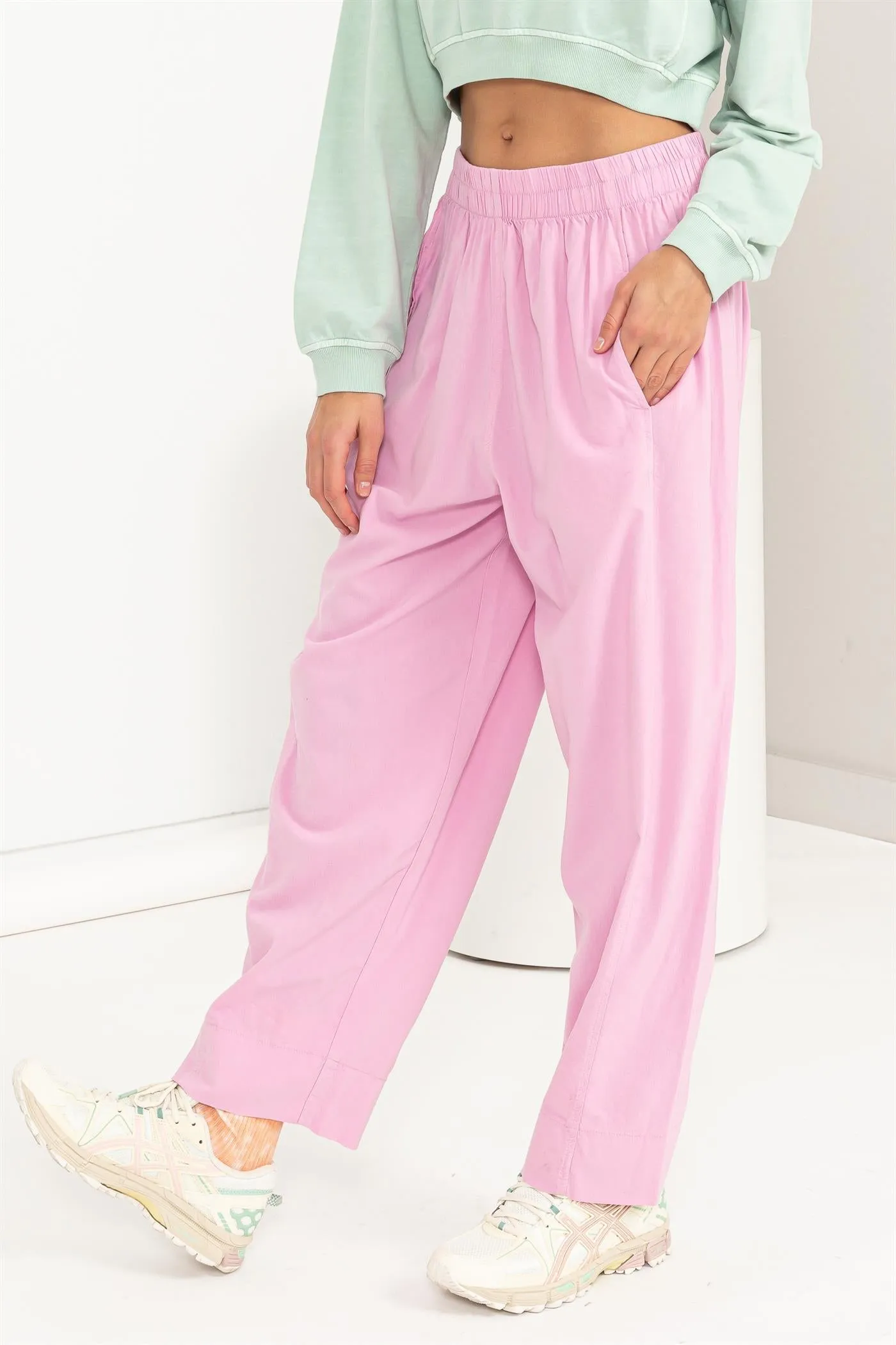 DZ24A420-Chill Mode High Waist Wide Leg Pants