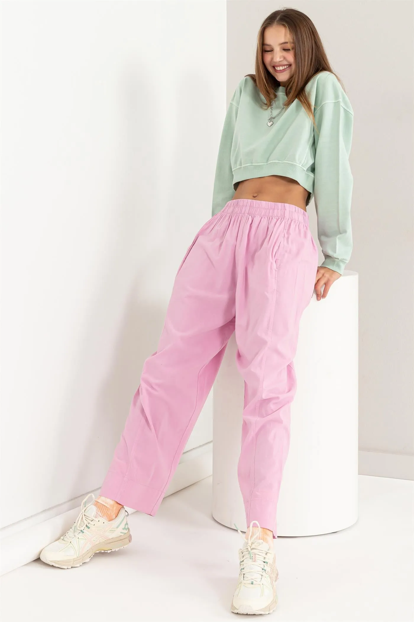 DZ24A420-Chill Mode High Waist Wide Leg Pants