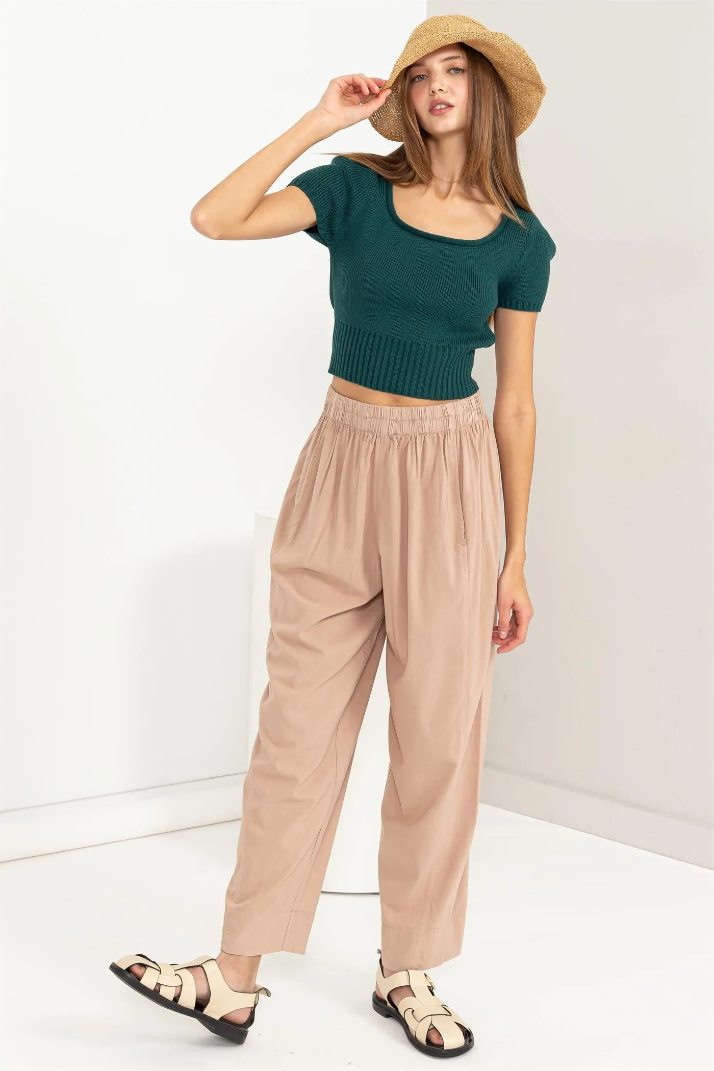 DZ24A420-Chill Mode High Waist Wide Leg Pants