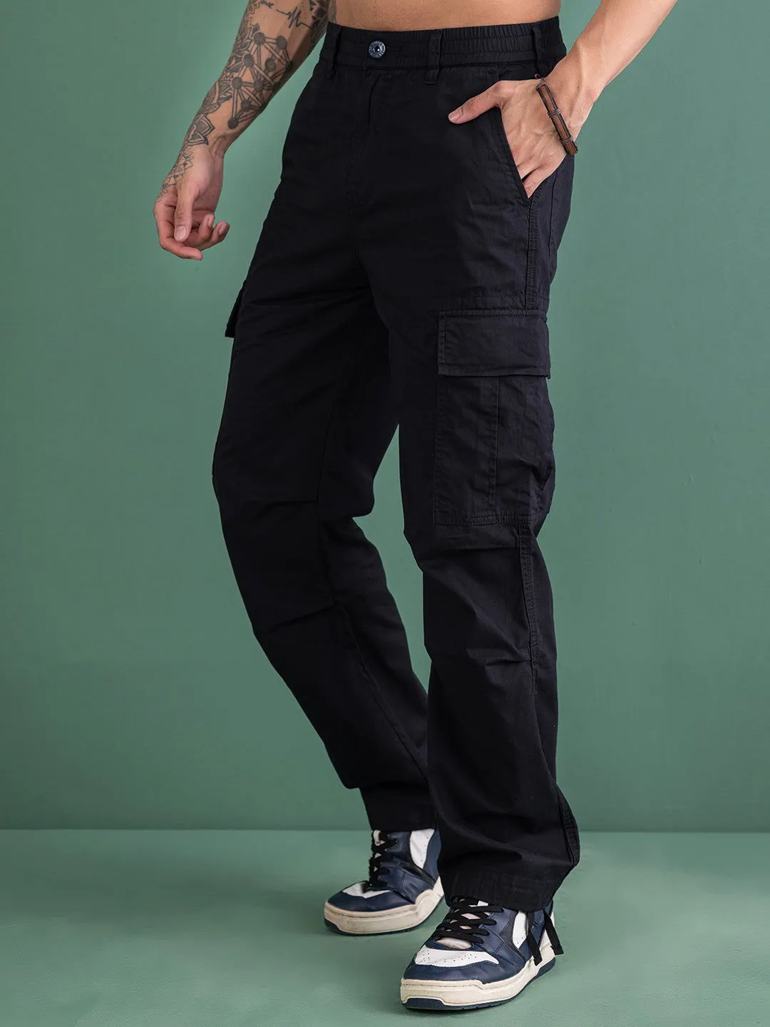 Ebony cargo utility pants