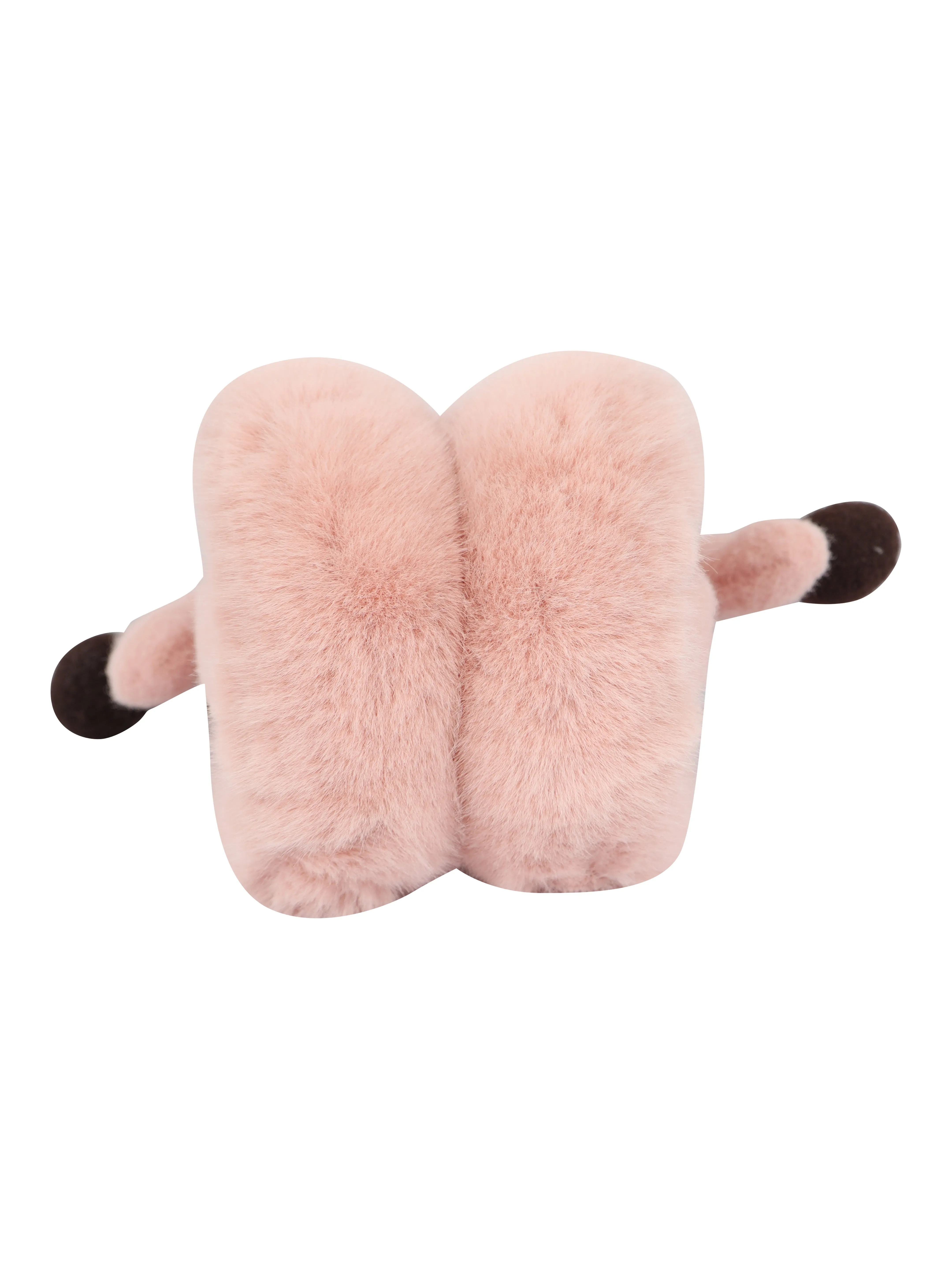 FabSeasons Winter Outdoors Foldable Ear Muffs / Warmer for Girls and Women with cute Horns for protection from Cold